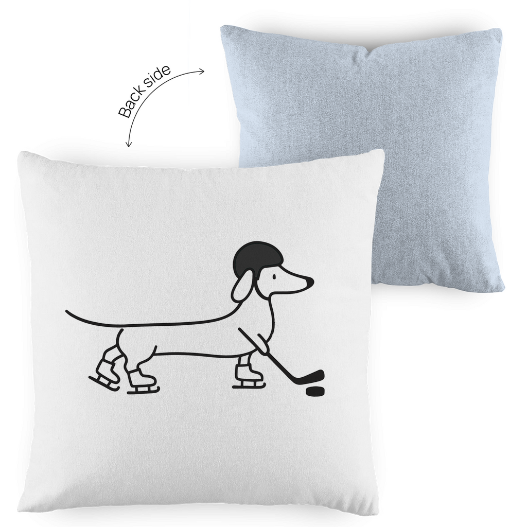 Kopfkissen zweifarbig HOCKEY DACKEL