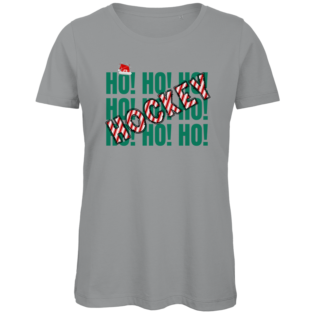 Ladies T-Shirt HO HO HOCKEY