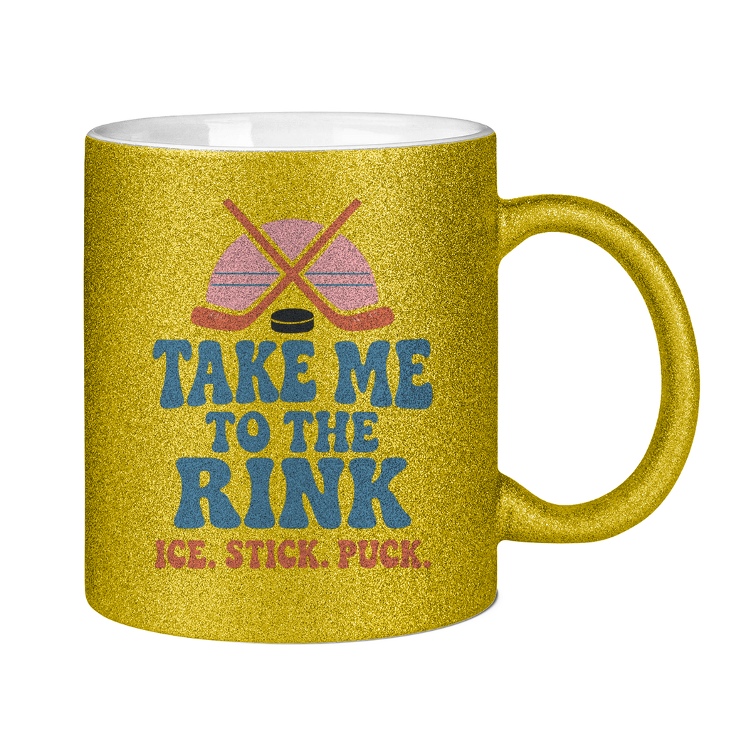 Glitzertasse TAKE ME TO THE RINK