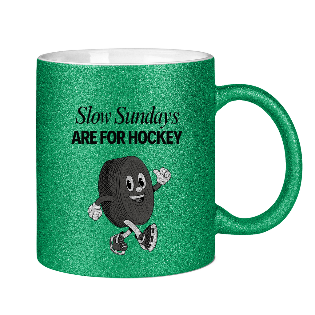 Glitzertasse SLOW SUNDAYS