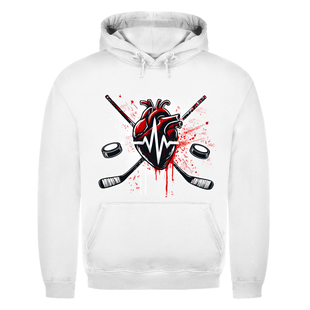 Unisex Hoodie HOCKEY HEARTBEAT