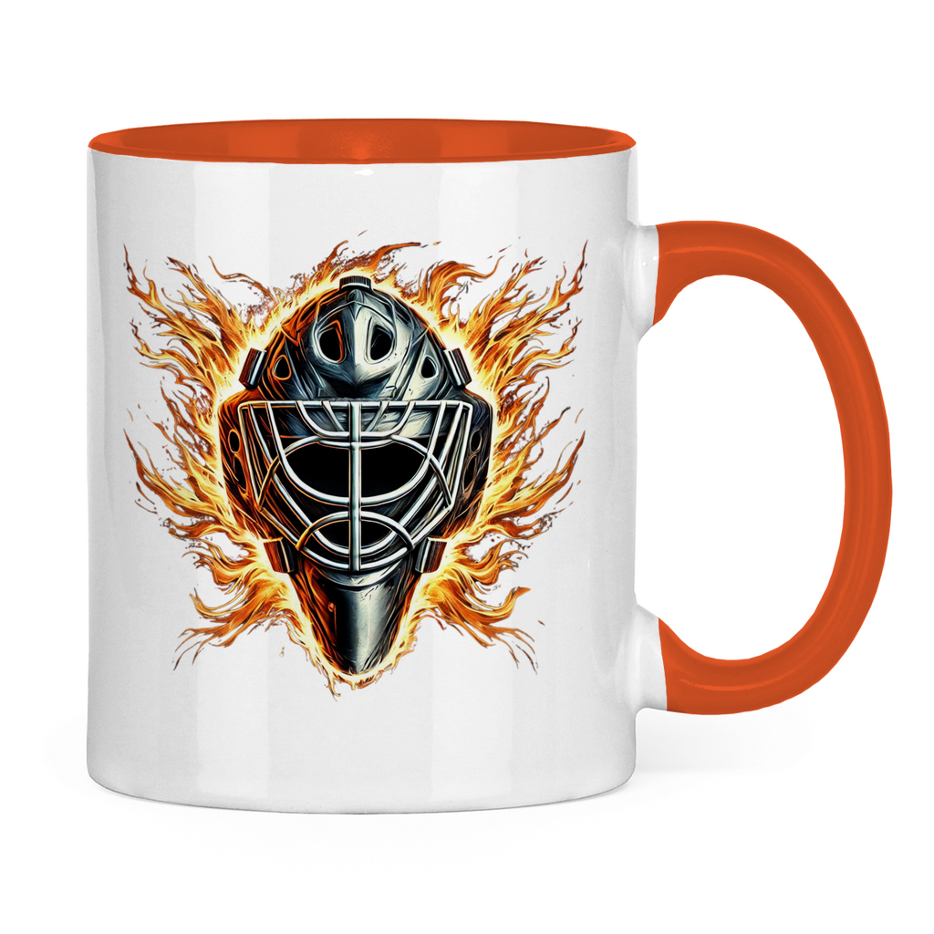 Tasse zweifarbig BURNING MASK
