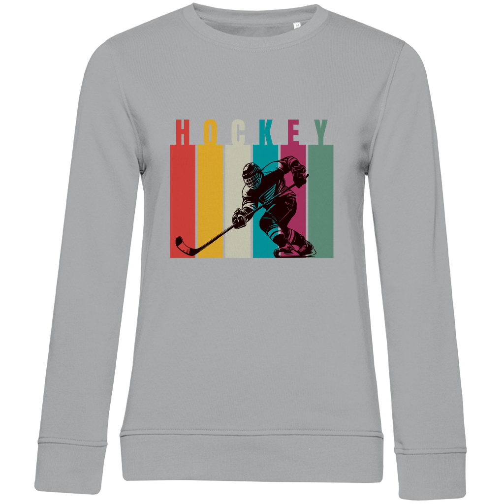 Ladies Sweatshirt COLOURFUL HOCKEYPLAYER