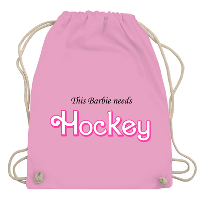Turnbeutel BARBIE NEEDS HOCKEY