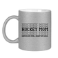 Glitzertasse HOCKEYMOM NERVES & HEART