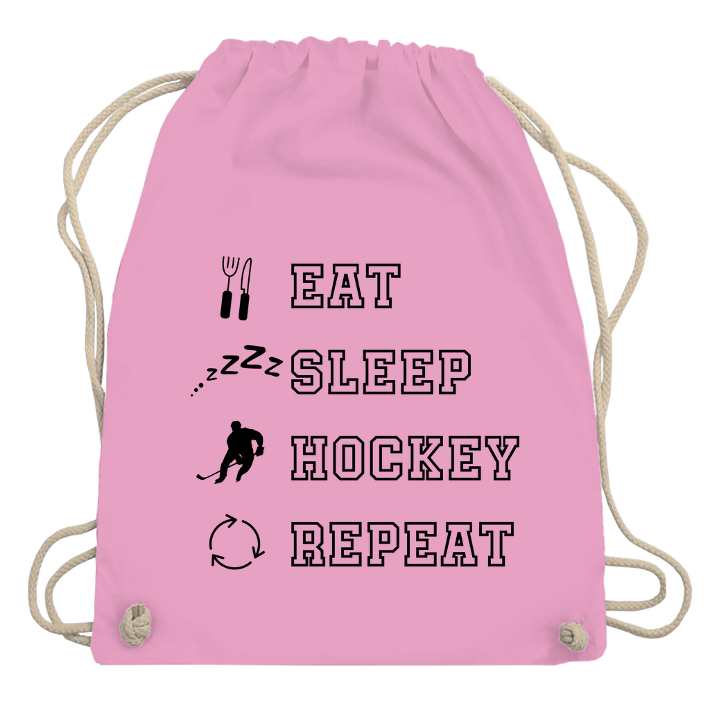 Turnbeutel EAT, SLEEP REPEAT