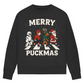 Ladies Sweatshirt MERRY PUCKMAS WALK