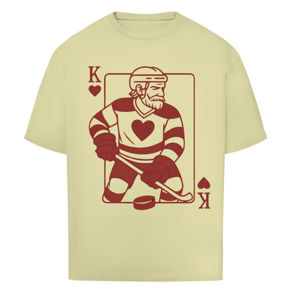 Oversize T-Shirt HOCKEY HERZKÖNIG