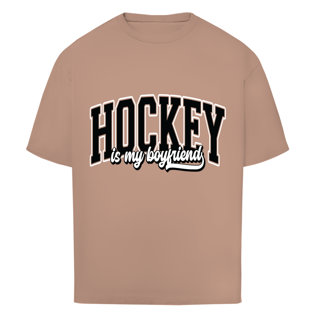 Oversize T-Shirt HOCKEY IS MY BOYFRIEND