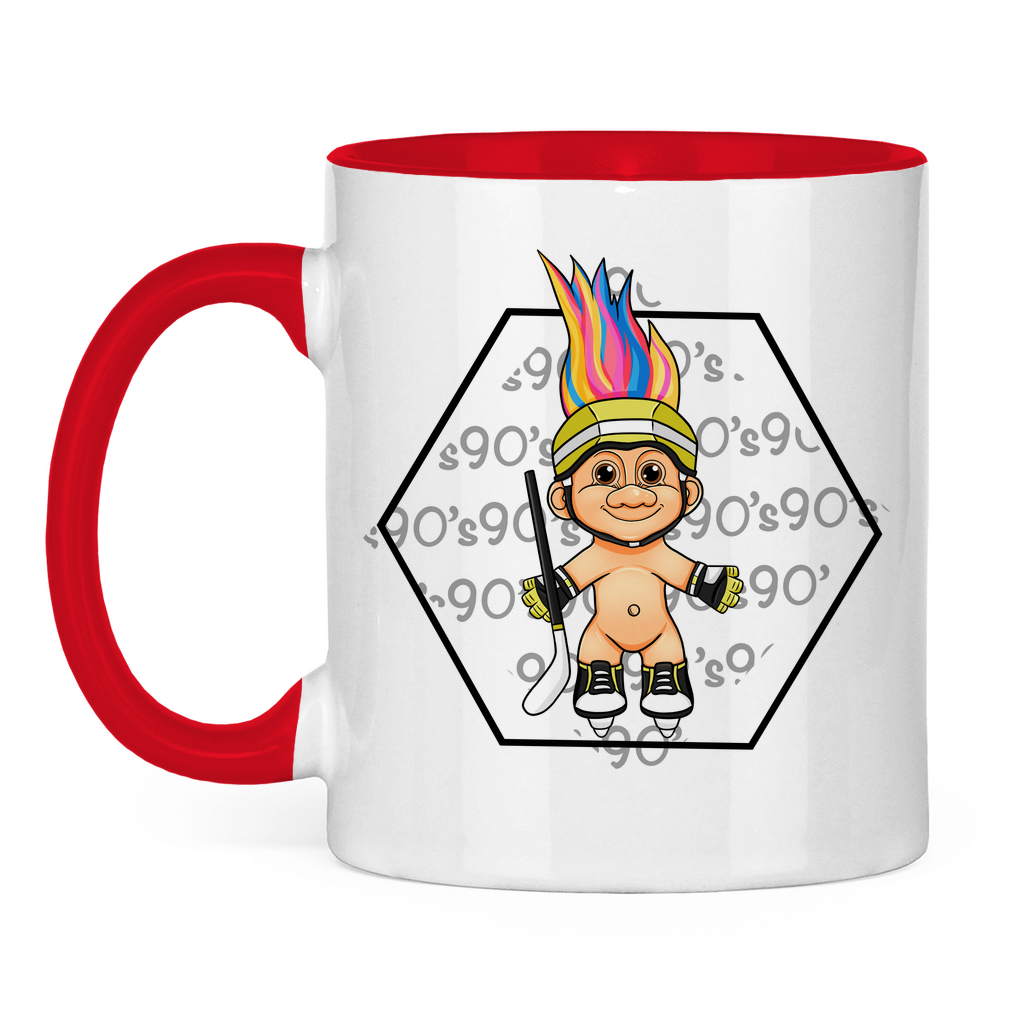 Tasse zweifarbig HOCKEYTROLL