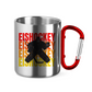 Edelstahltasse mit Karabinergriff EISHOCKEY GOALIE