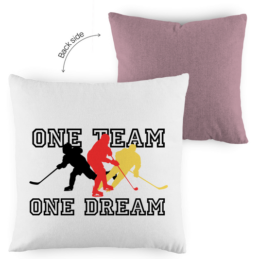 Kopfkissen zweifarbig ONE TEAM-ONE DREAM GER