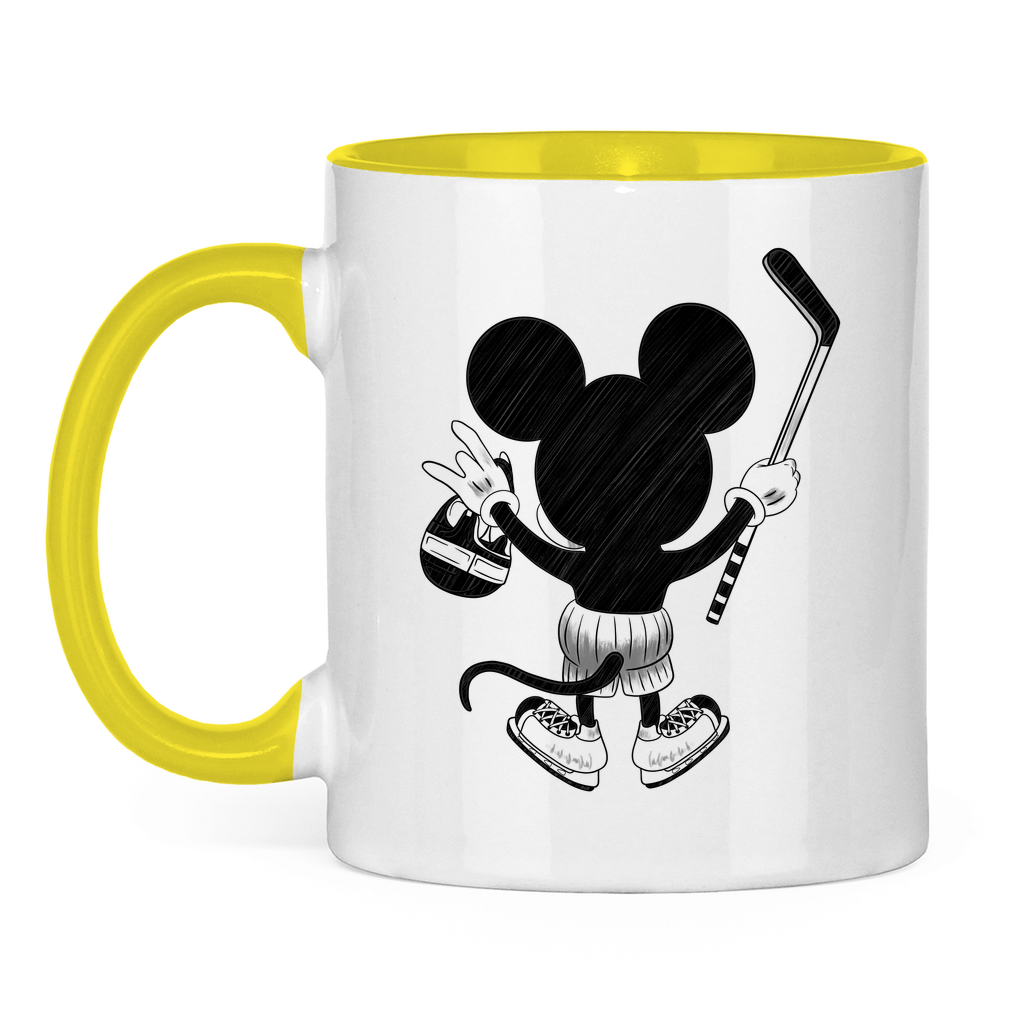 Tasse zweifarbig HOCKEYMOUSE