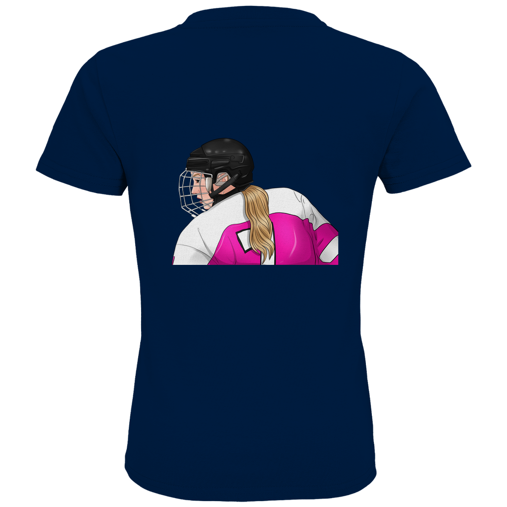 Kids T-Shirt HOCKEYGIRL (front&back)