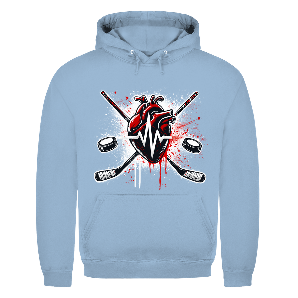 Unisex Hoodie HOCKEY HEARTBEAT