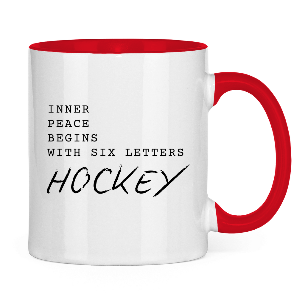 Tasse zweifarbig INNER PEACE