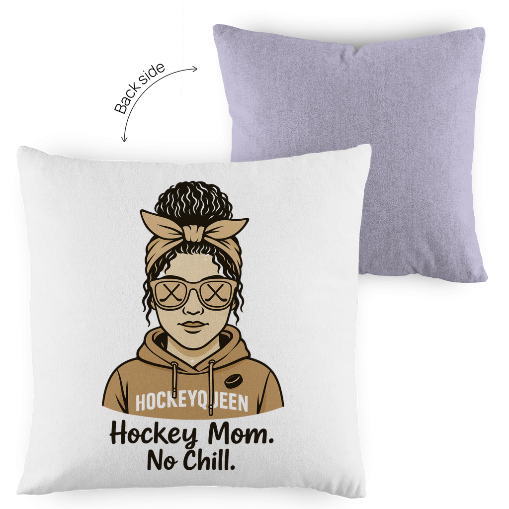 Kopfkissen zweifarbig HOCKEY MOM - NO CHILL