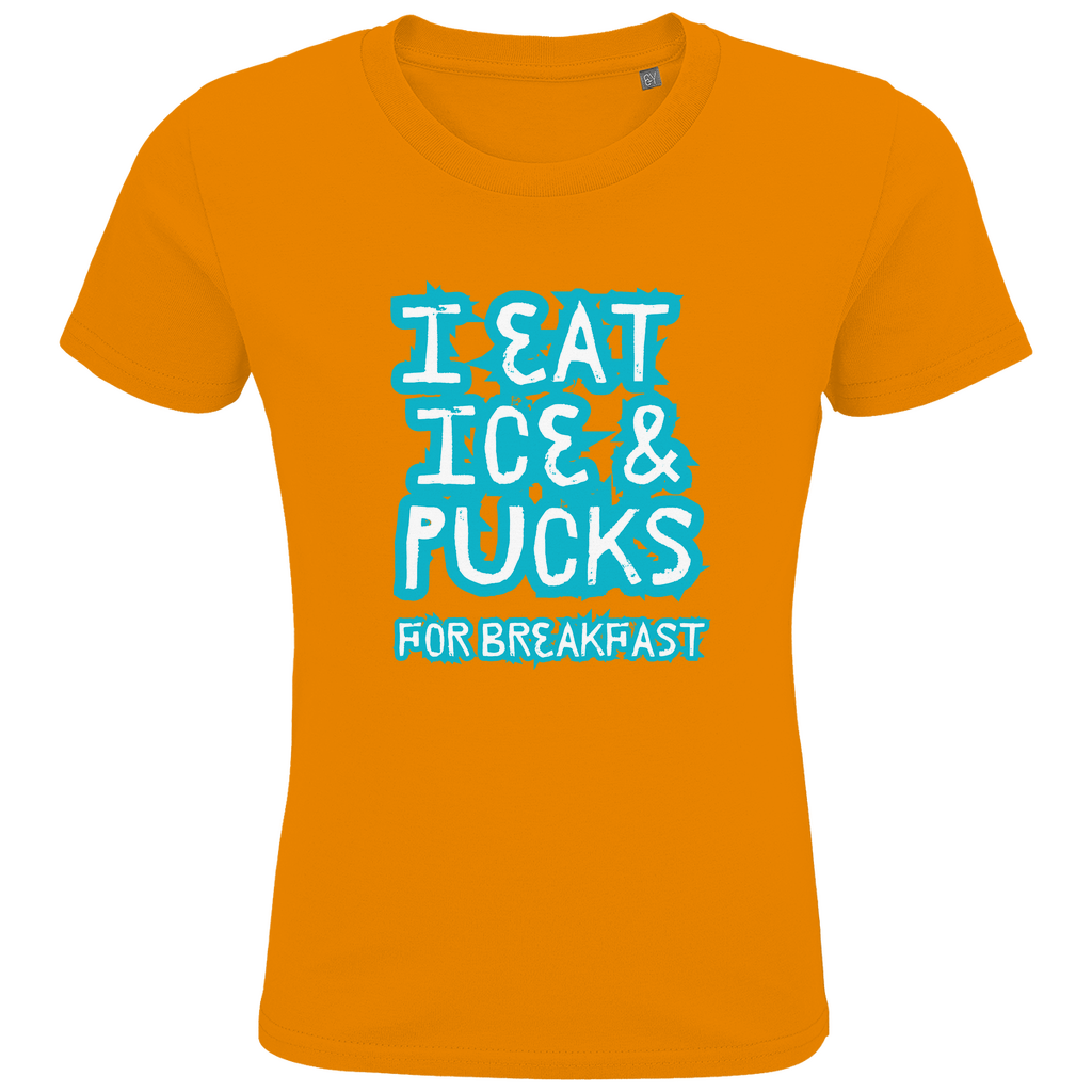 Kids T-Shirt ICE & PUCKS FOR BREAKFAST