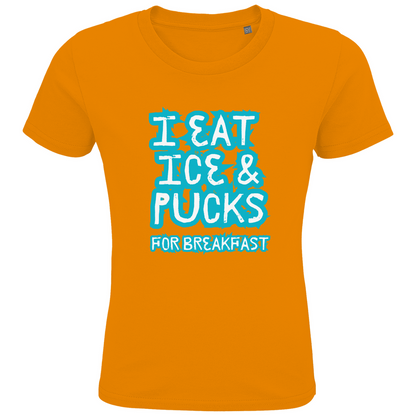 Kids T-Shirt ICE & PUCKS FOR BREAKFAST