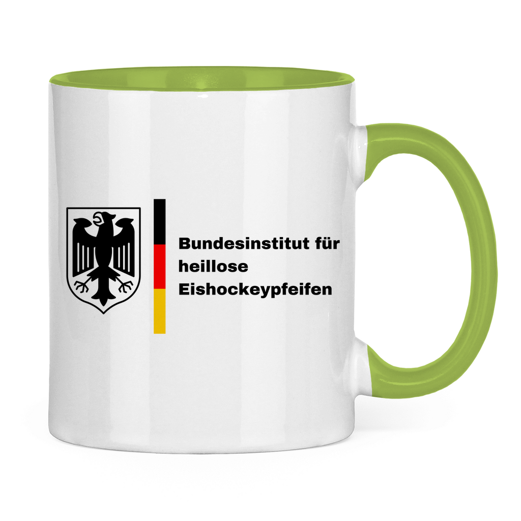 Tasse zweifarbig BUNDESINSTITUT PFEIFEN