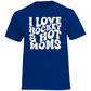 T-Shirt I LOVE HOCKEY & HOT MOMS