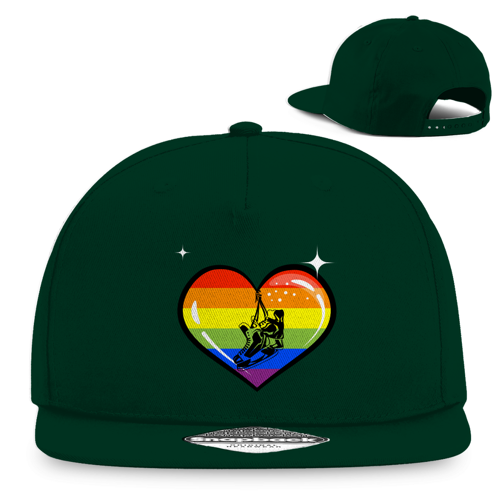 Snapback RAINBOW SKATE HEART