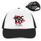 Retro Cap HOCKEY MOM FLOWERS