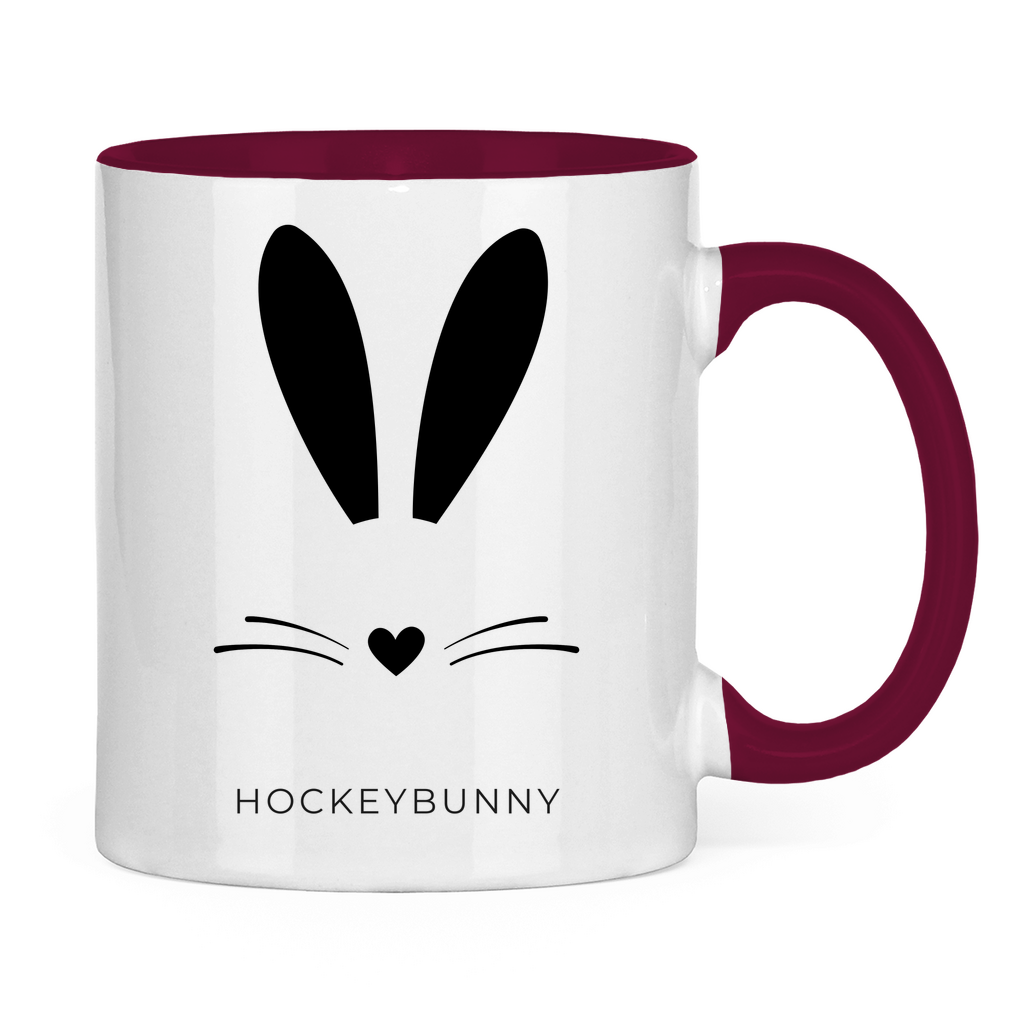 Tasse zweifarbig HOCKEYBUNNY