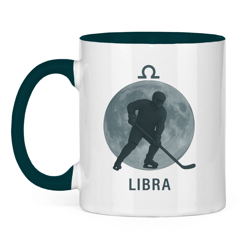 Tasse zweifarbig STERNZEICHEN LIBRA / WAAGE
