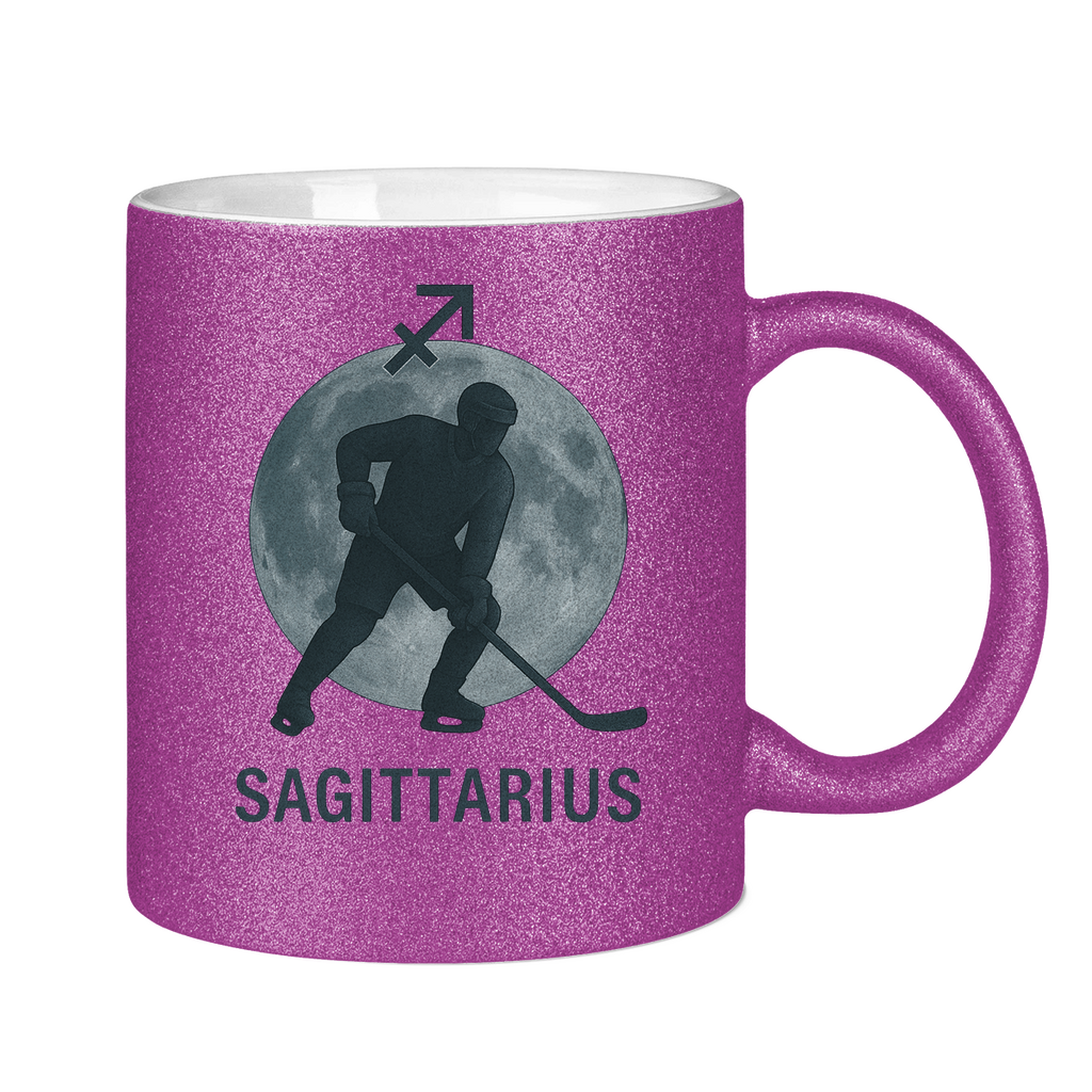 Glitzertasse STERNZEICHEN SAGITTARIUS / SCHÜTZE