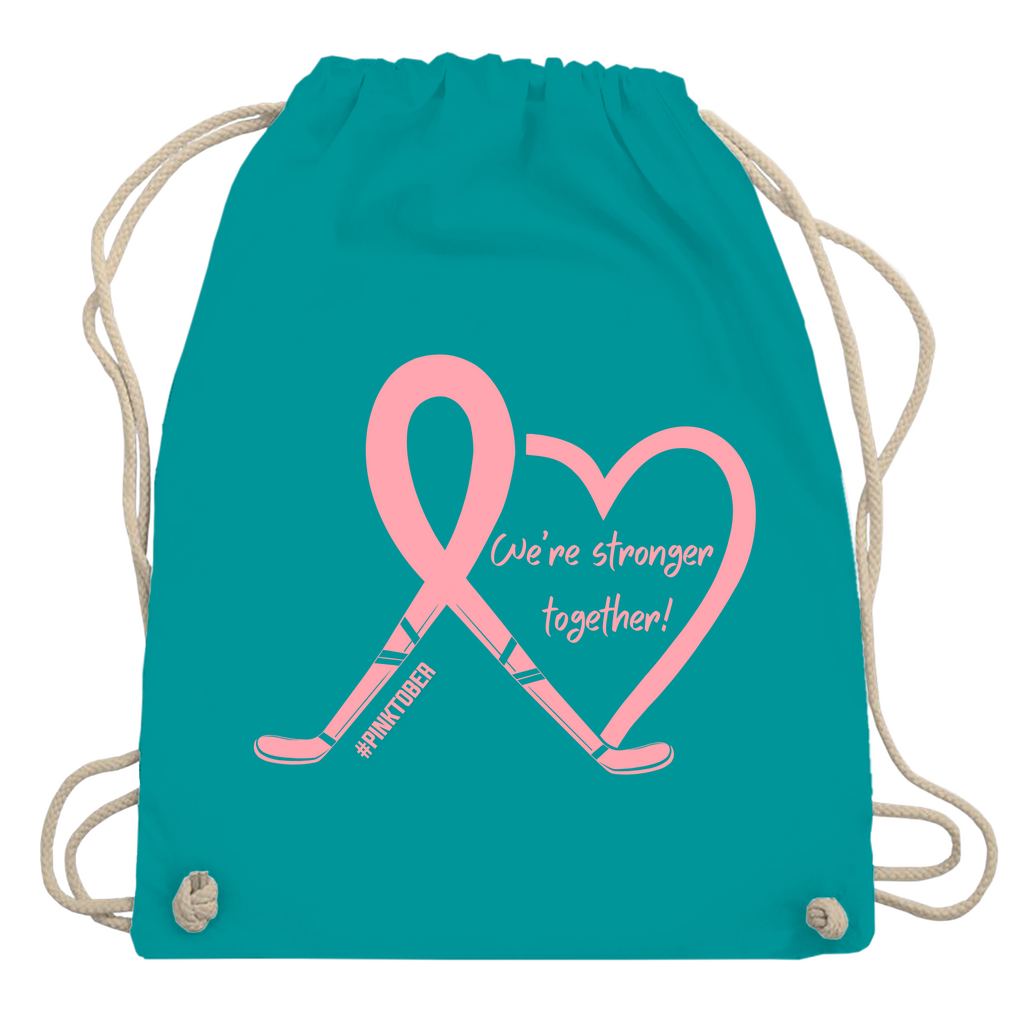 Turnbeutel PINKTOBER STRONGER TOGETHER