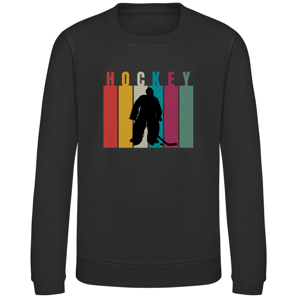 Kids Sweatshirt COLOURFUL HOCKEY GOALIE