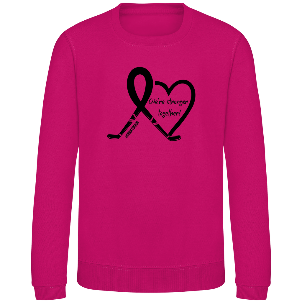 Kids Sweatshirt PINKTOBER STRONGER TOGETHER