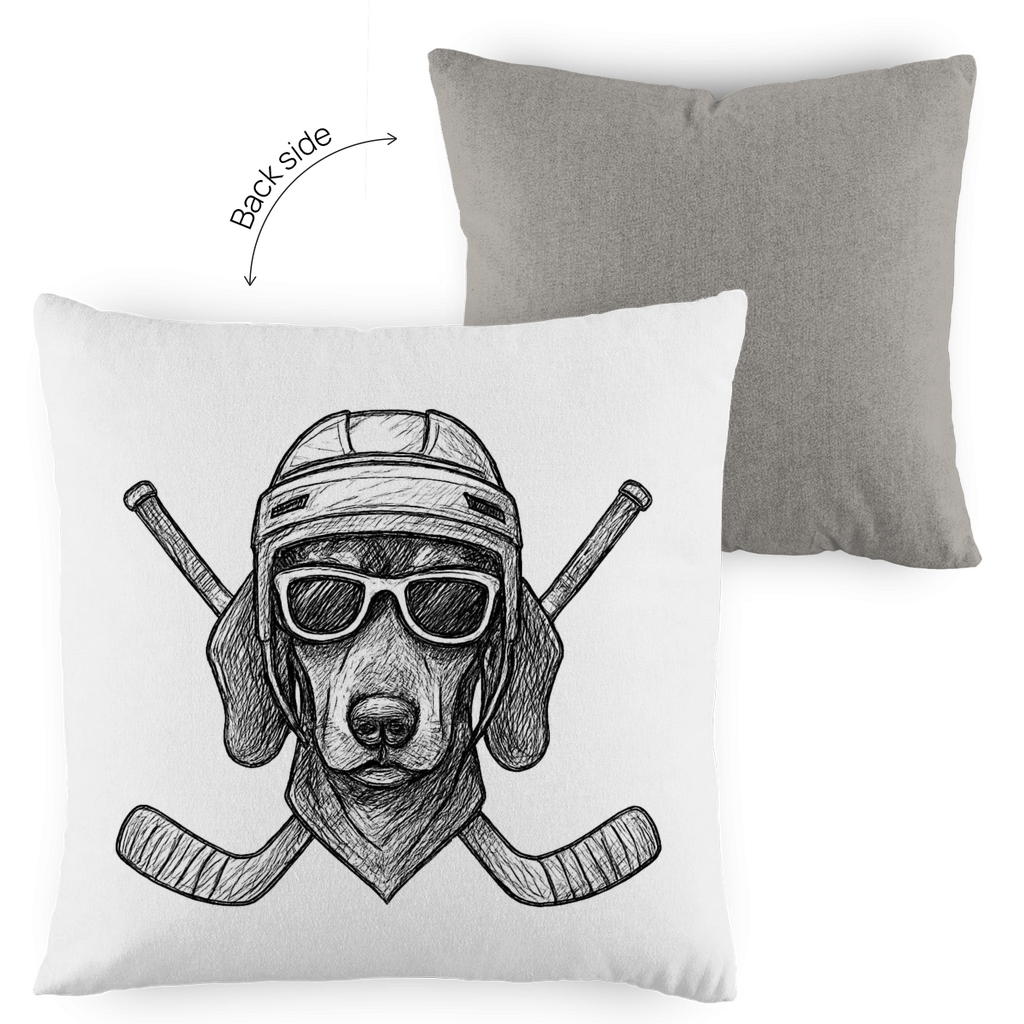 Kopfkissen zweifarbig COOL HOCKEYDOG