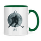 Tasse zweifarbig STERNZEICHEN LEO / LÖWE