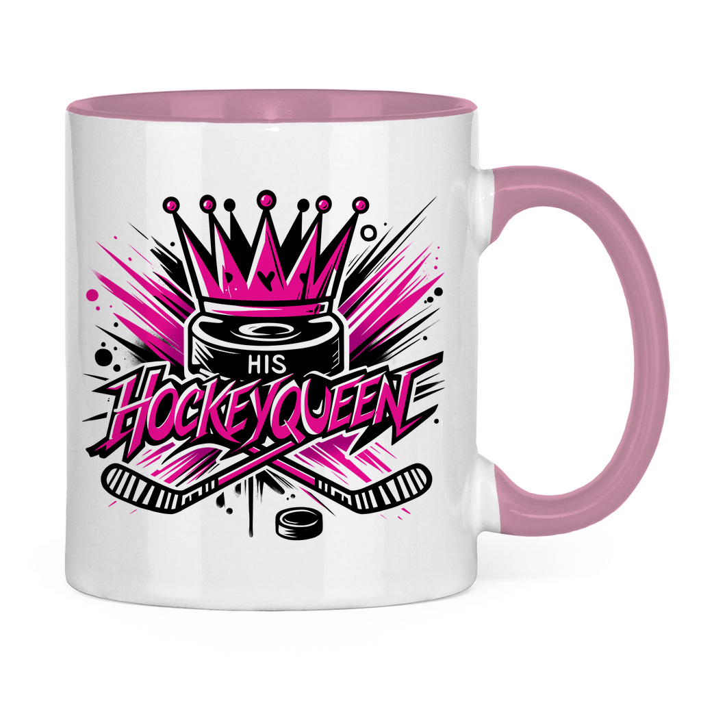 Tasse zweifarbig HIS HOCKEYQUEEN