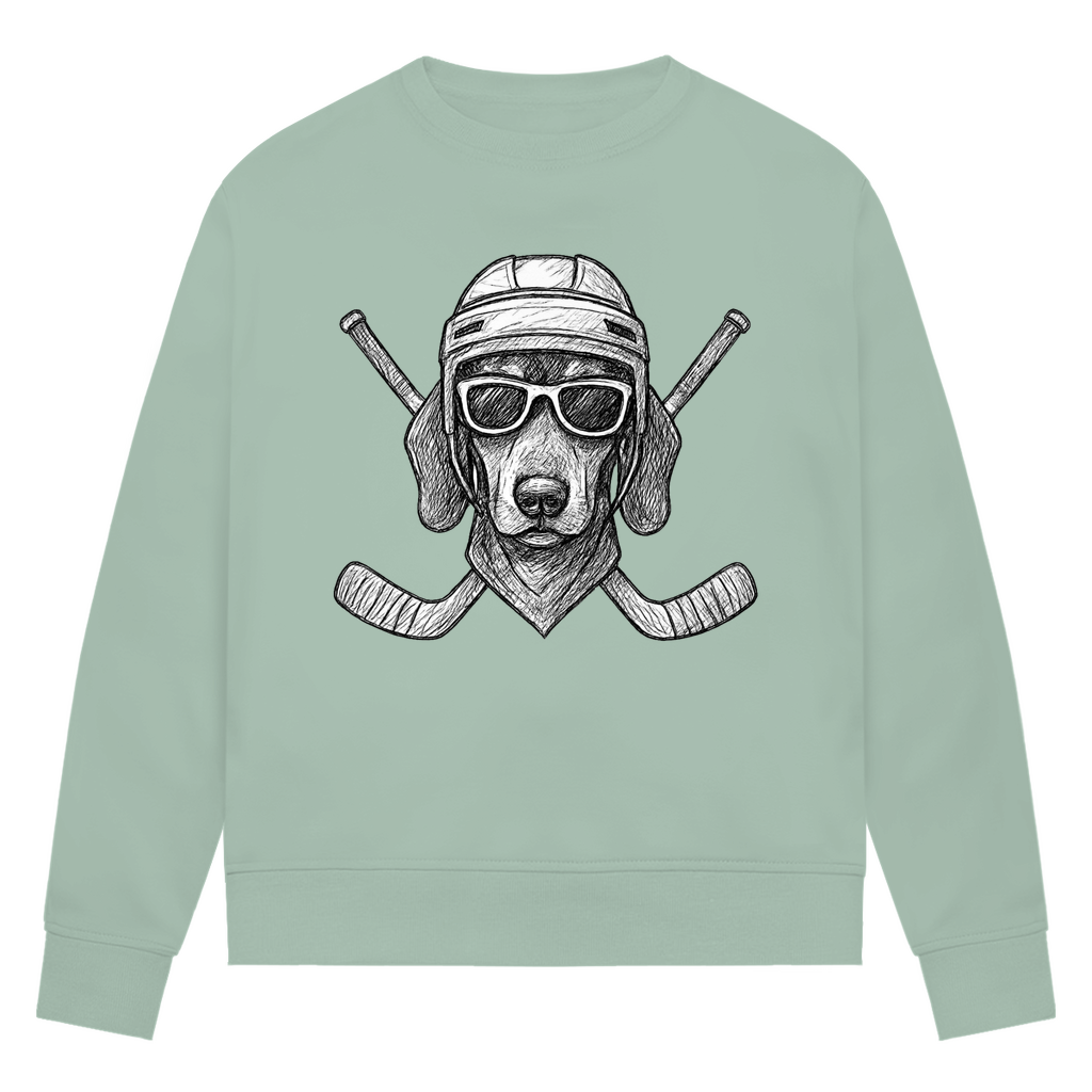 Ladies Sweatshirt COOL HOCKEYDOG