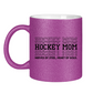 Glitzertasse HOCKEYMOM NERVES & HEART