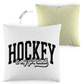 Kopfkissen zweifarbig HOCKEY IS MY GIRLFRIEND