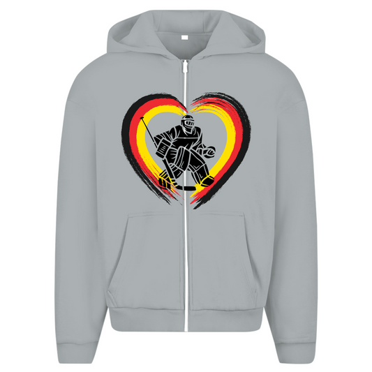Oversize Zipper HEART GERMANY GOALIE