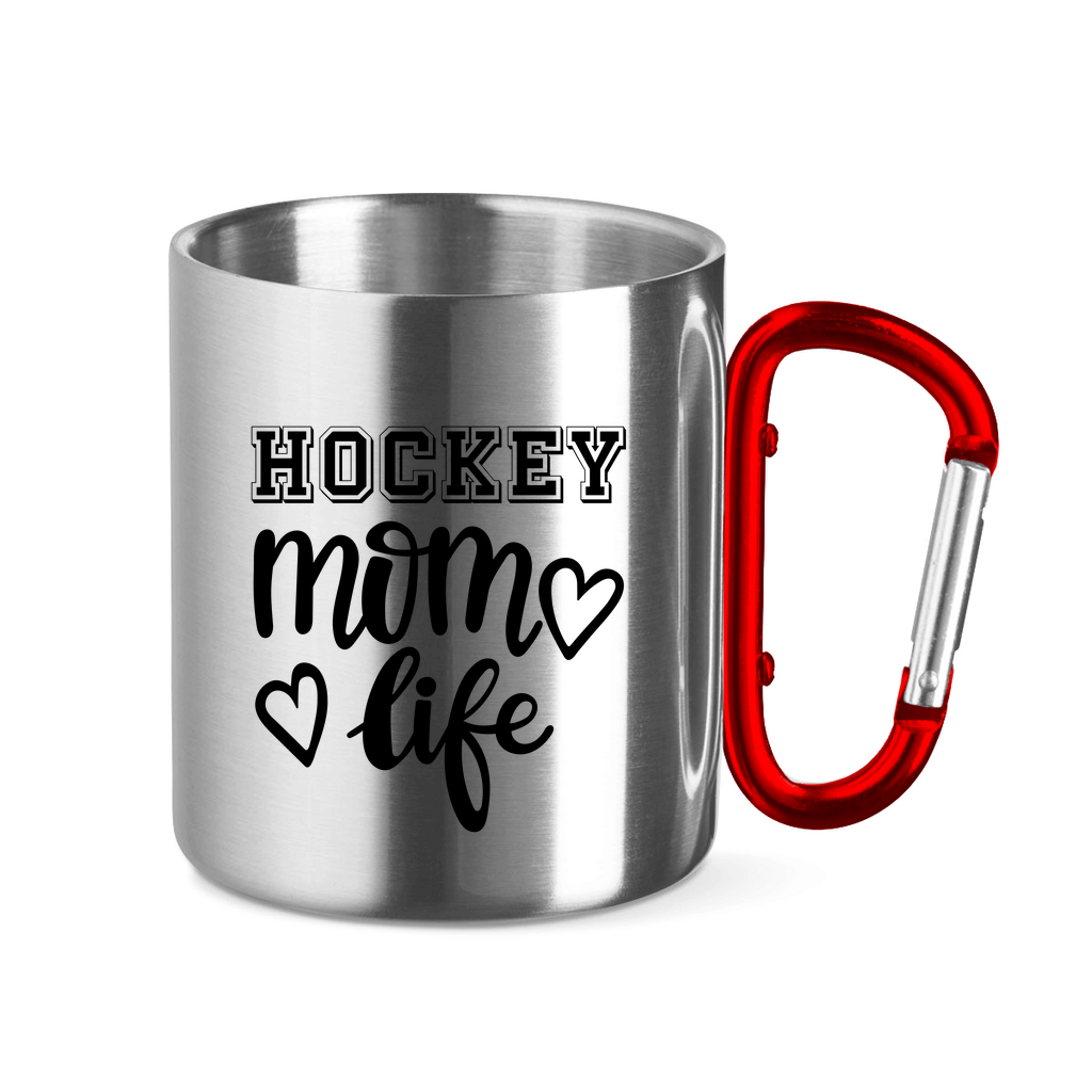 Edelstahltasse HOCKEY MOM LIFE