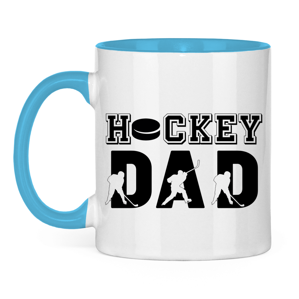Tasse zweifarbig HOCKEYDAD SPIELER