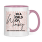 Tasse zweifarbig WORLD OF HOCKEY - MOM