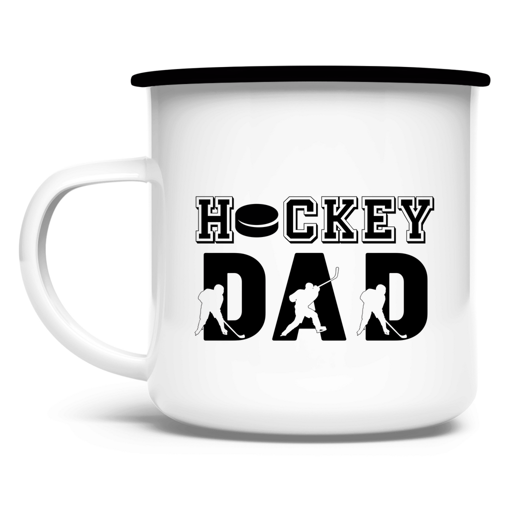 Emaille Tasse HOCKEYDAD SPIELER