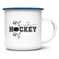 Emaille Tasse HOCKEY MOM HEART