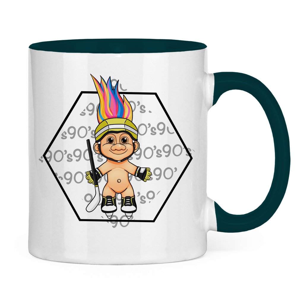 Tasse zweifarbig HOCKEYTROLL