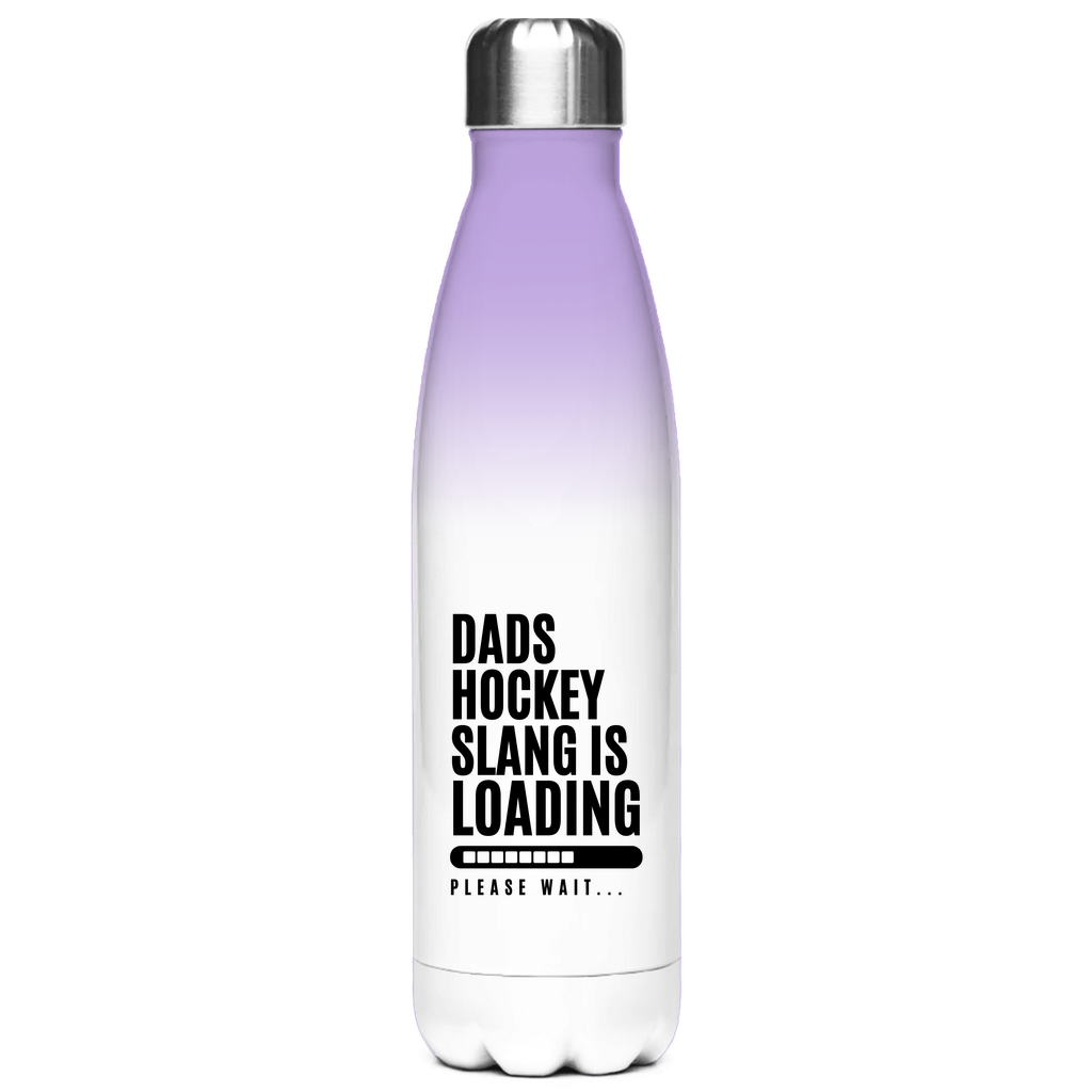 Edelstahl-Thermoflasche HOCKEYDADS SLOGAN
