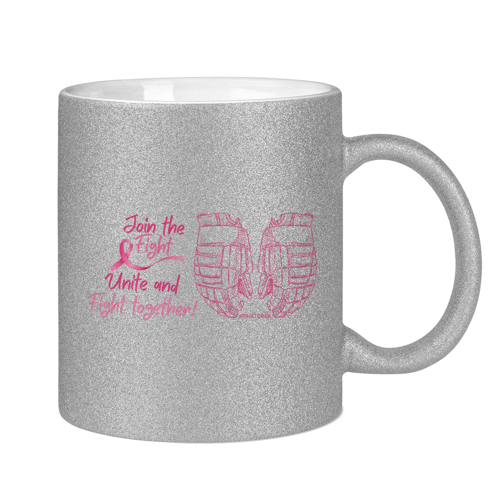 Glitzertasse PINKTOBER FIGHT