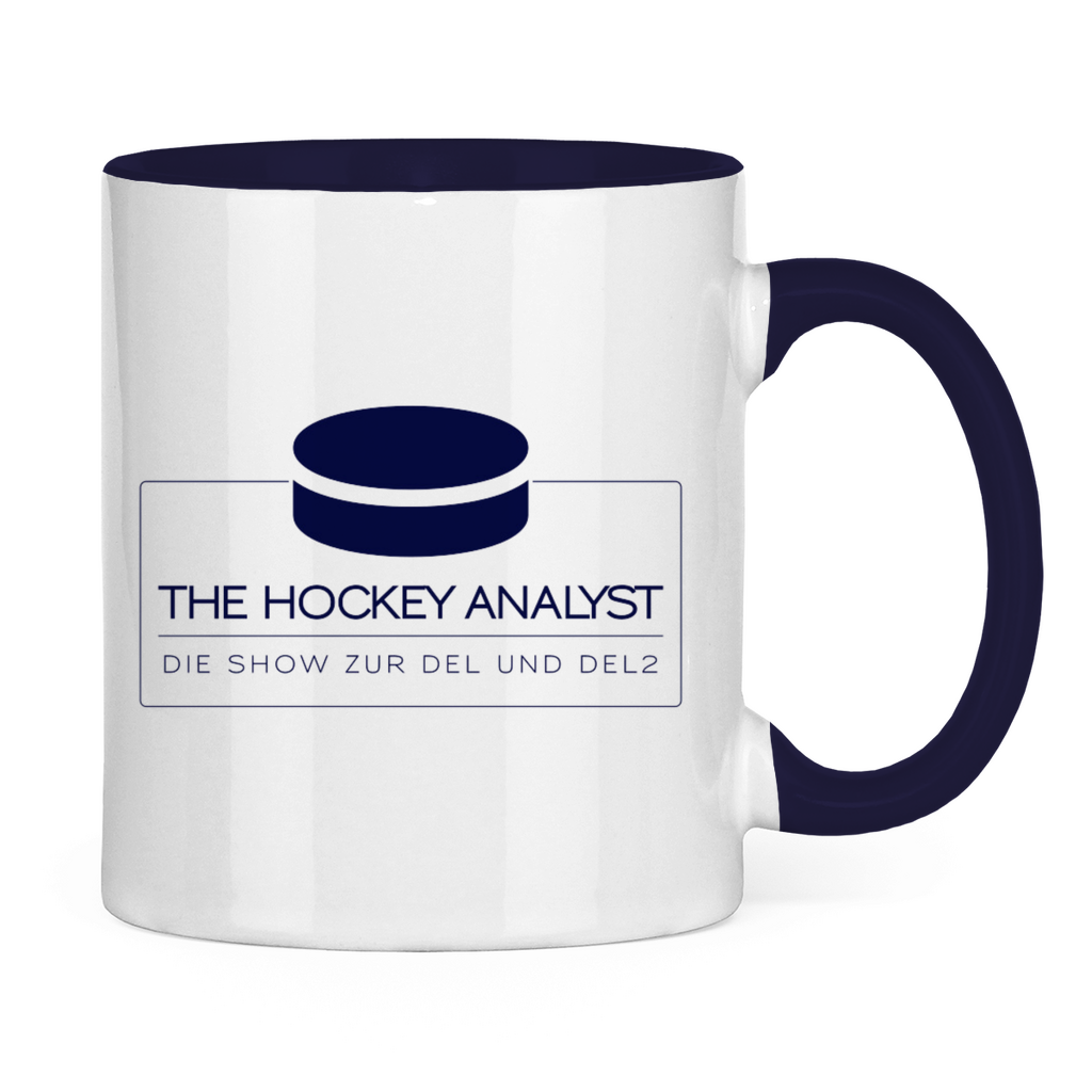 Tasse zweifarbig HOCKEY  ANALYST