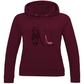 Ladies Hoodie SKATES & HEELS